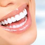 Wide smile with clean, white teeth