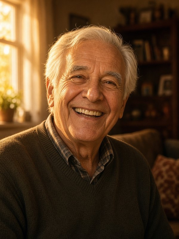 Smiling older man